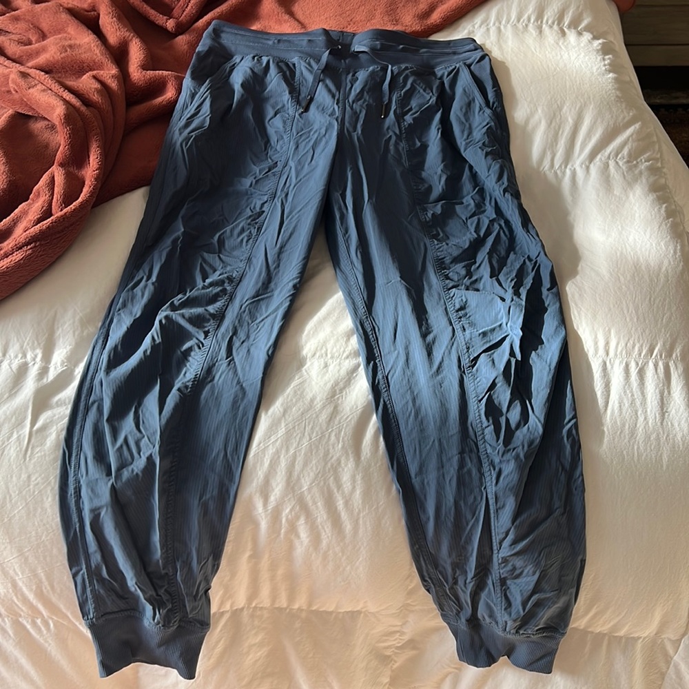 Lululemon blue dance studio joggers (size 10)